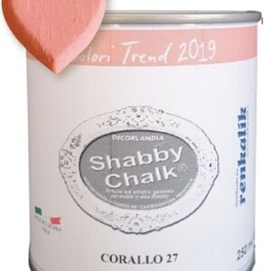 Shabby chalk corallo Decorlandia 250 ml