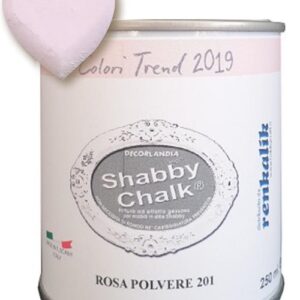 Shabby chalk rosa polvere Decorlandia 250 ml