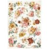 Carta di riso A4 Garden of promises texture fiorata Stamperia
