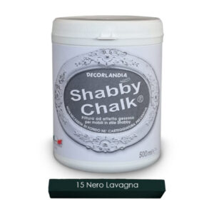 Shabby chalk nero lavagna Decorlandia 500 ml