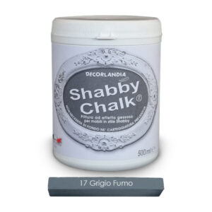 Shabby chalk grigio fumo Decorlandia 500 ml