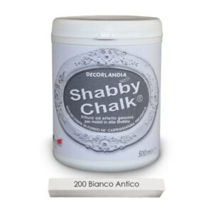 Shabby chalk bianco antico Decorlandia 500 ml
