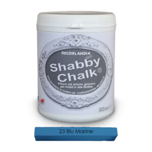 Shabby chalk blu marine Decorlandia 500 ml