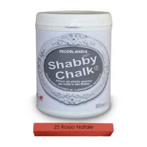 Shabby chalk rosso natale Decorlandia 500 ml