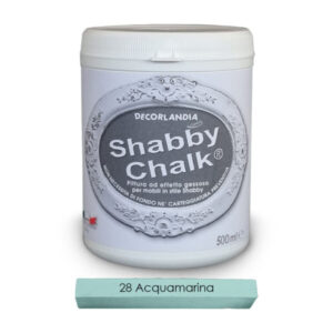 Shabby chalk acquamarina Decorlandia 500 ml
