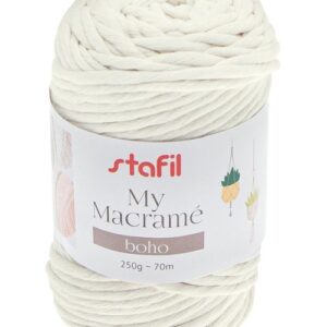 Filato macramè Boho crema 250gr 160mt