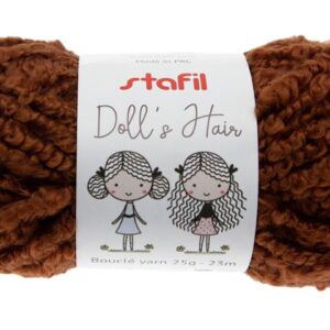 Filato Bouclè Dolls marrone Stafil