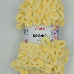 Filato Krinkle giallino 200gr Stafil