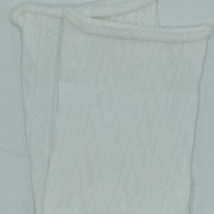 Tubolare treccia bianco crema