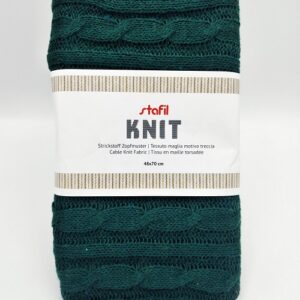 Tessuto maglia Knit verde 48x70cm Stafil