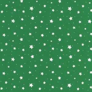Pannolenci 30x40 stelline verde e bianco