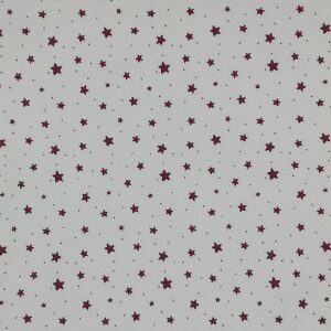 Pannolenci 30x40 stelline panna e rosso