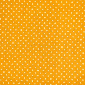 Pannolenci 30x40 giallo ocra pois