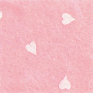 Pannolenci 30x40 rosa baby cuori