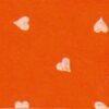 Pannolenci 30x40 arancione cuori