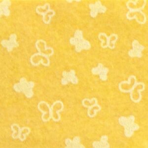 Pannolenci 30x40 farfalle giallo mais