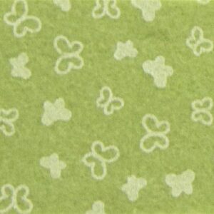 Pannolenci 30x40 farfalle verde salvia