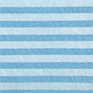 Pannolenci 30x40 azzurro con righe crema