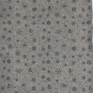 Pannolenci 30x40 marrone melange con fiocchi e pupazzi marroni