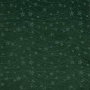 Pannolenci 30x40 verde scuro con stelle crema