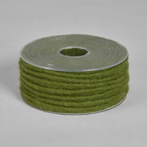 Filo di feltro animato verde muschio
