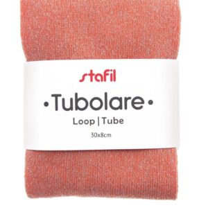 Tubolare glitter corallo