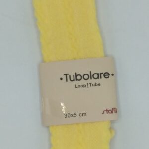 Tubolare mini treccia giallo