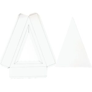 Box triangolo 3D in cartone vegetale Renkalik