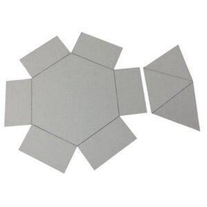 Contenitore esagonale 3D piccolo in cartone Renkalik