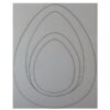 Cornice uovo 3D in cartone Renkalik
