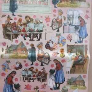 Carta decoupage Bimbi olandesi Stamperia