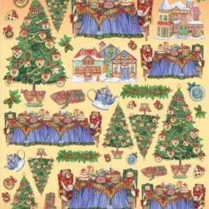 Carta decoupage Natale Stamperia