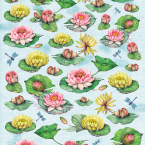 Carta decoupage Ninfee Stamperia