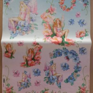 Carta decoupage Fate con rose Stamperia