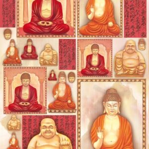 Carta decoupage Buddha Stamperia
