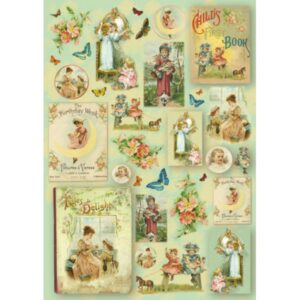 Carta decoupage Primavera vintage Stamperia
