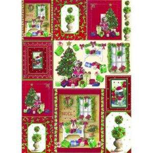 Carta decoupage Christmas home Stamperia