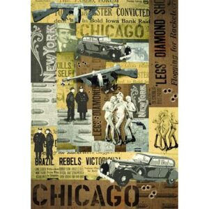 Carta decoupage Graffiti gangsters Stamperia
