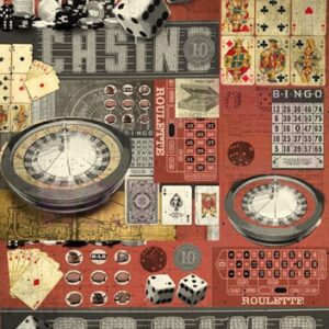 Carta decoupage Graffiti casinò Stamperia