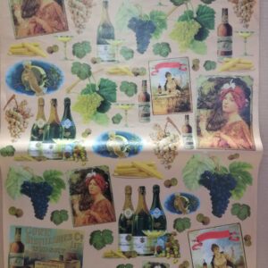 Carta decoupage Uva Stamperia