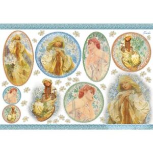 Carta di riso Mucha Stamperia