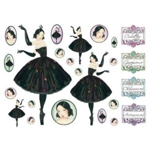 Carta di riso Ballerina Stamperia