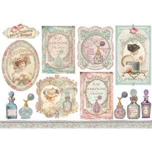 Carta di riso Eau de cologne Stamperia