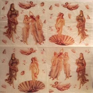 Tovagliolo in carta di riso Botticelli Stamperia