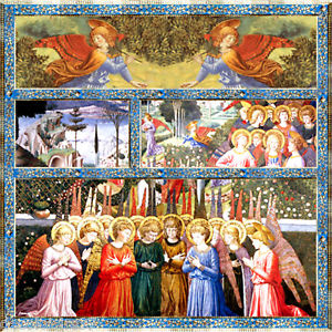 Tovagliolo in carta di riso Angeli Stamperia