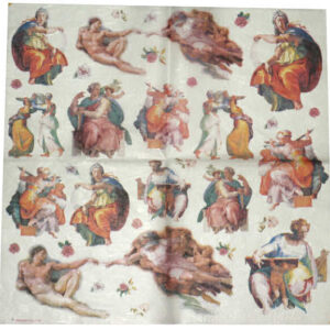 Tovagliolo in carta di riso Michelangelo Stamperia