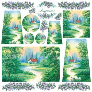Tovagliolo in carta di riso Summer Stamperia