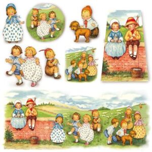 Tovagliolo in carta di riso Sweet baby Stamperia
