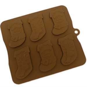 Stampo calze di natale in silicone