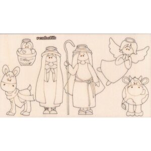 Sagome legno Nativity
